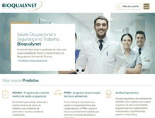 Tablet Screenshot of bioqualynet.com.br